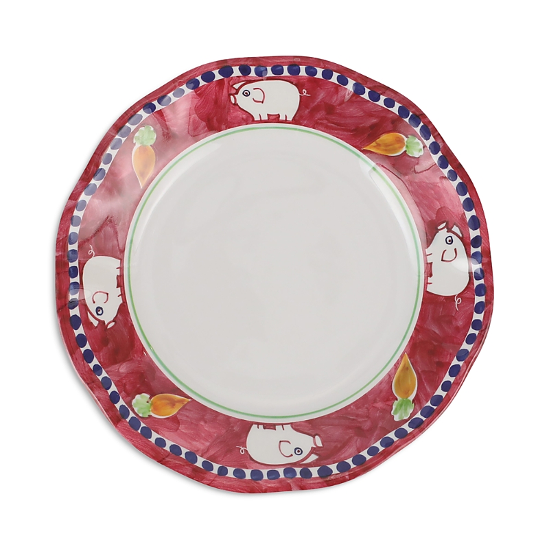 Vietri Melamine Campagna Salad Plate In Porco