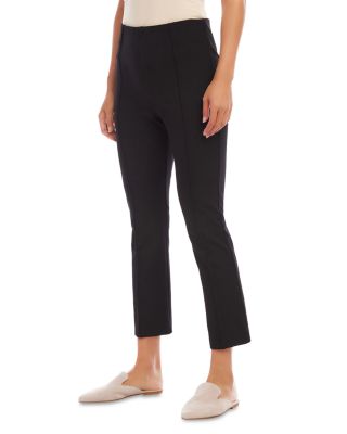 Cropped Seam Front Pants