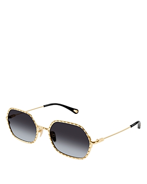 Chloe Paola Oval Sunglasses, 56mm