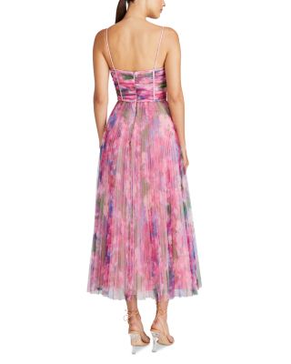 sir the label midi dress Sir The Label Como Asymmetrical Midi Dress in Paradiso Print – Hills Shire  Hire