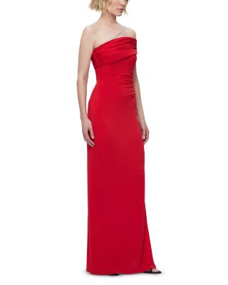 The Olivia Crystal Trim Gown