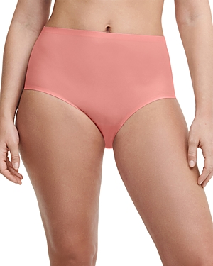 Shop Chantelle Soft Stretch One-size Full Briefs In Candlelight