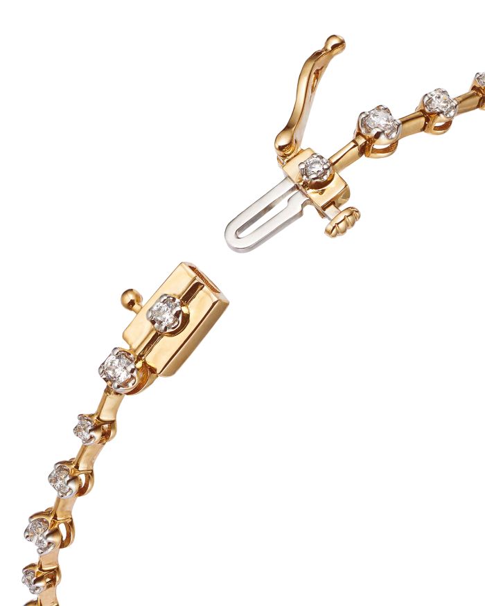Diamond Bracelet in 14K Yellow Gold, 1.0 tcw