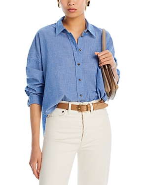 Vanessa Bruno Brad Linen Shirt In Chambray