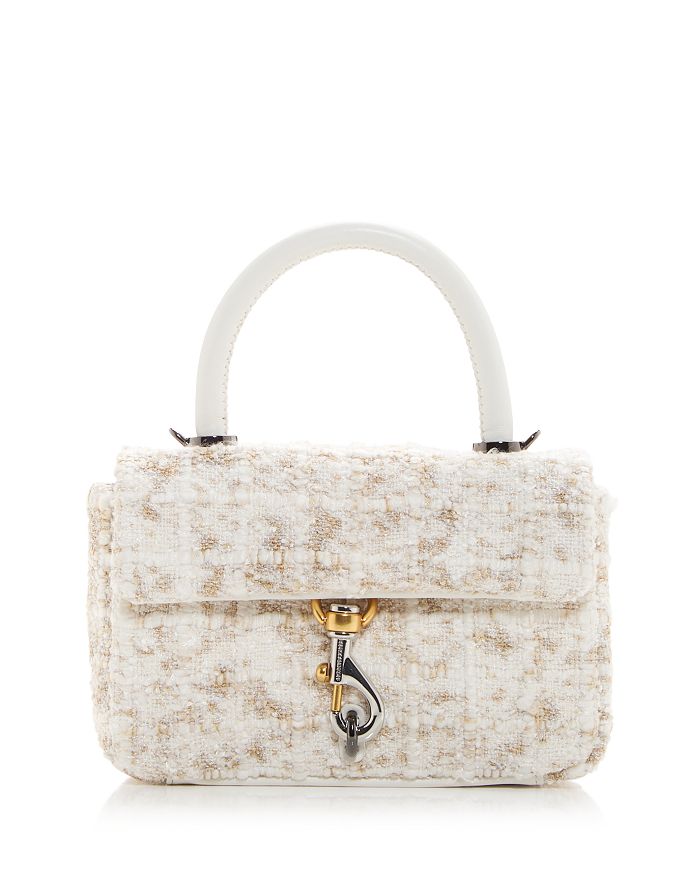 Rebecca minkoff tweed hotsell bag