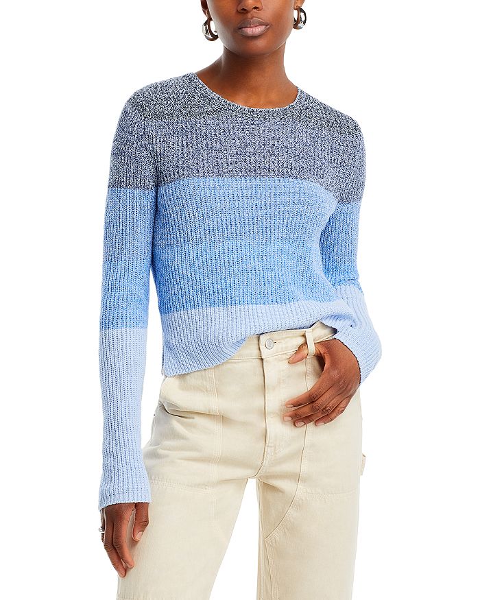 rag & bone Kati Crewneck Ombré Stripe Sweater | Bloomingdale's