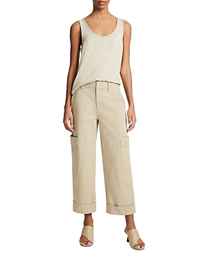 Shop Vince Utility Cropped Pants In Sepia