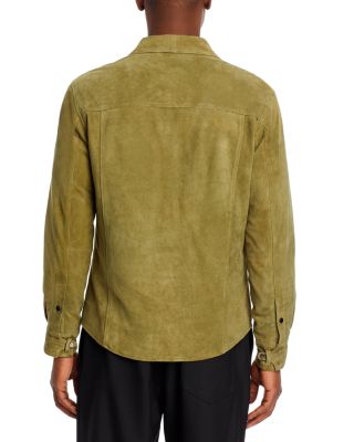 Leather Shirt Jacket