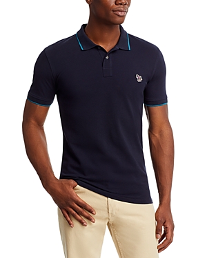 Ps By Paul Smith Slim Fit Polo Shirt In Blue