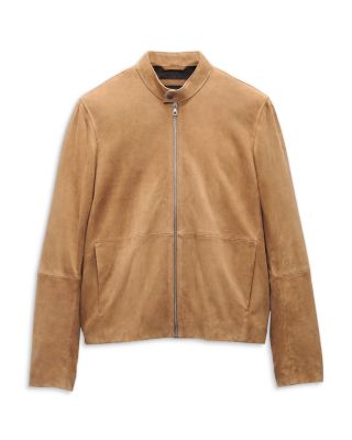 rag & bone - Archive Cafe Suede Full Zip Racer Jacket