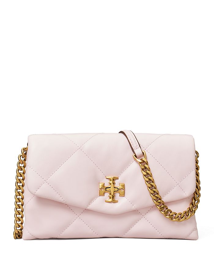 Tory Burch Kira Diamond Quilted Leather Chain Wallet | Bloomingdale's