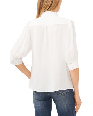 Collared Button Down Blouse