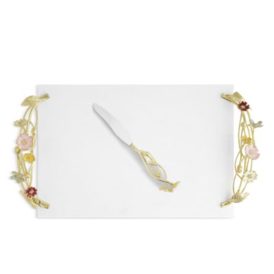 Wildflowers Cheeseboard with Knife