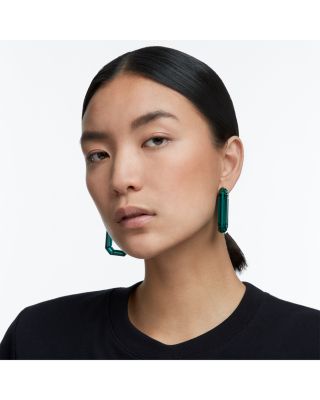 Lucent Crystal Hoop Earrings