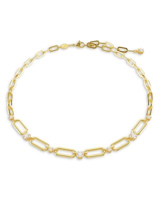Swarovski - Dextera Chain Necklace, 15"L