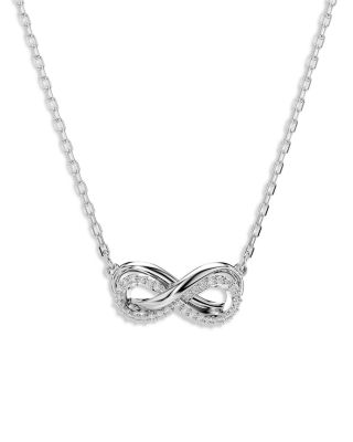 Swarovski - Hyperbola Infinity Pendant Necklace, 15"