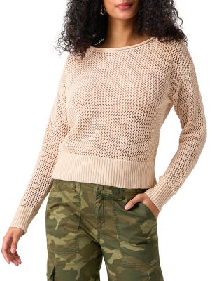 Sanctuary Cotton Open Knit Sweater