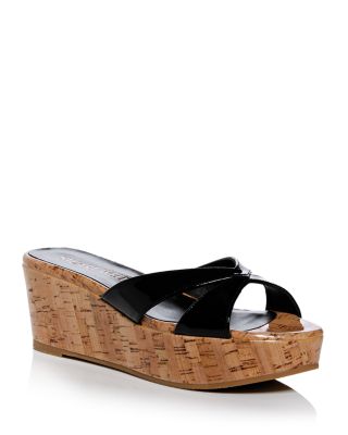 Stuart Weitzman - Women's Carmen Platform Slide Sandals