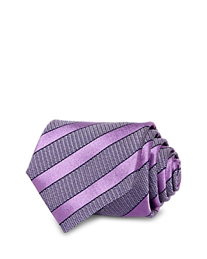 Canali Diagonal Stripe Silk Classic Tie