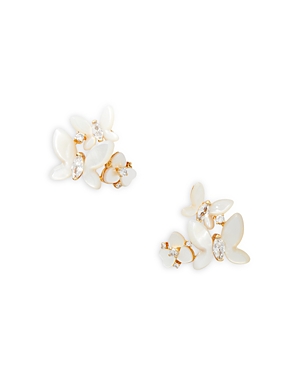 kate spade new york Social Butterfly Cluster Stud Earrings