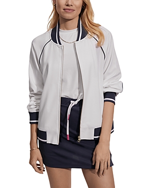 Varley Felicity Woven Jacket In White