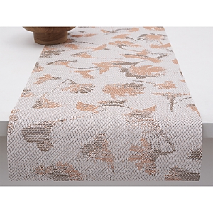Chilewich Botanic Jacquard Table Runner, 14 X 72 In Sesame