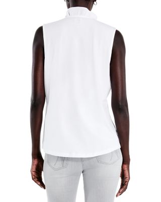 Ruffled Around Sleeveless Top