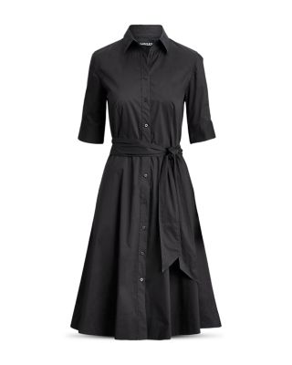 Petites Belted Shirt Dress