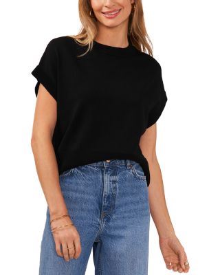 VINCE CAMUTO - Crewneck Dolman Cap Sleeve Sweater