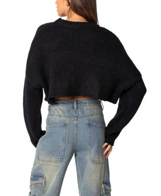 Mega Star Cropped Sweater