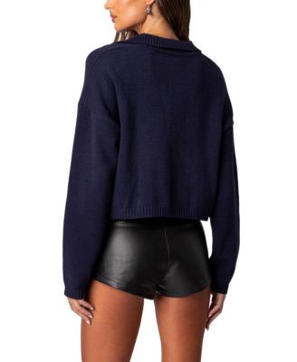 Marcie Oversized Cropped Sweater
