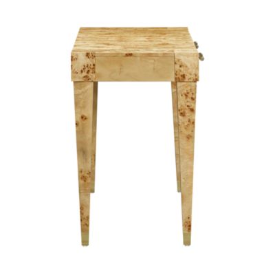 Brandyss Burl Work Desk in White