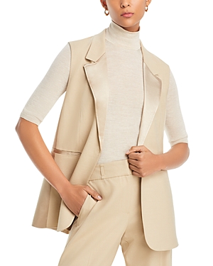 Shop Kobi Halperin Helena Vest In Taupe