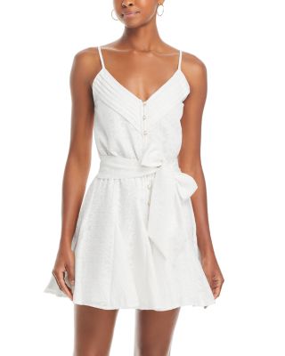 Ramy Brook - Kallie V Neck Sash Belt Mini Dress