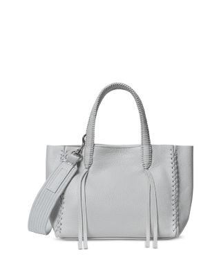 Grained Leather Mini Tote