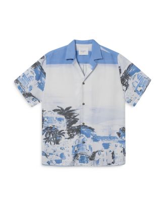 Les Deux Coastal Printed Regular Fit Button Down Camp Shirt Back to results - Men - Bloomingdale's