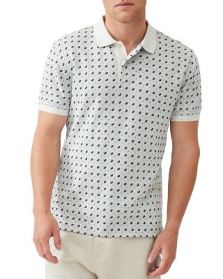 Five Roads Cotton Printed Polo Shirt