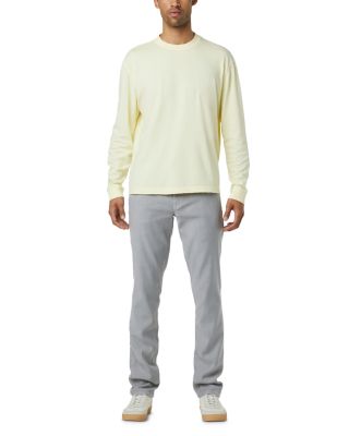 Blake Slim Straight Fit Jeans in Cement Beige