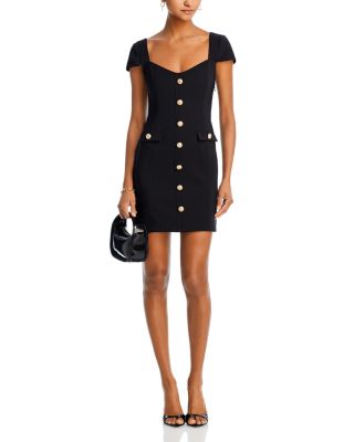 Quillan Button Front Mini Dress 