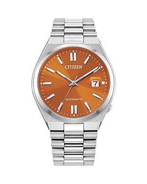 Shop Citizen Sport Luxury Watch, 40mm In Orange/silver