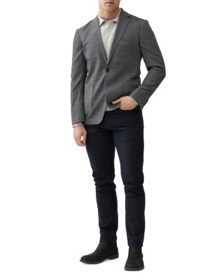Haldon Button Front Slim Fit Jacket