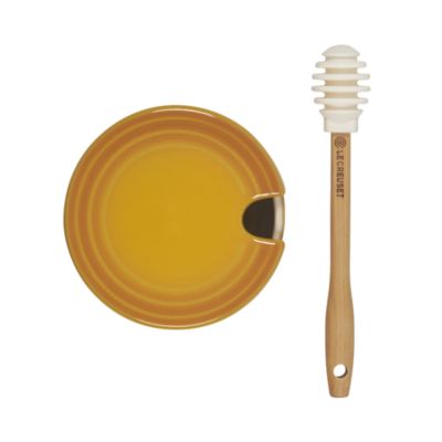Honey Pot with Silicone Honey Dipper