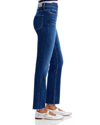 Cindy High Rise Ankle Straight Jeans in Foreign Film