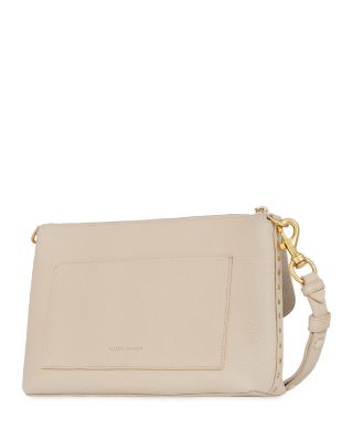 Darren Top Zip Leather Shoulder Bag