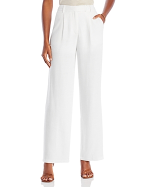Shop Fore High Rise Slim Fit Pants In White