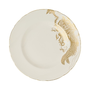 Royal Crown Derby Gold Aves Motif Bread And Butter Plate In Clear