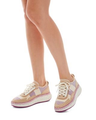 Women's Nama Suede Platform Low Top Sneakers