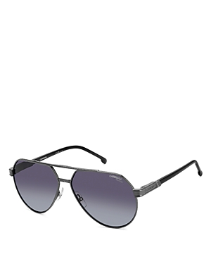Shop Carrera Aviator Sunglasses, 62mm In Gray/gray Gradient