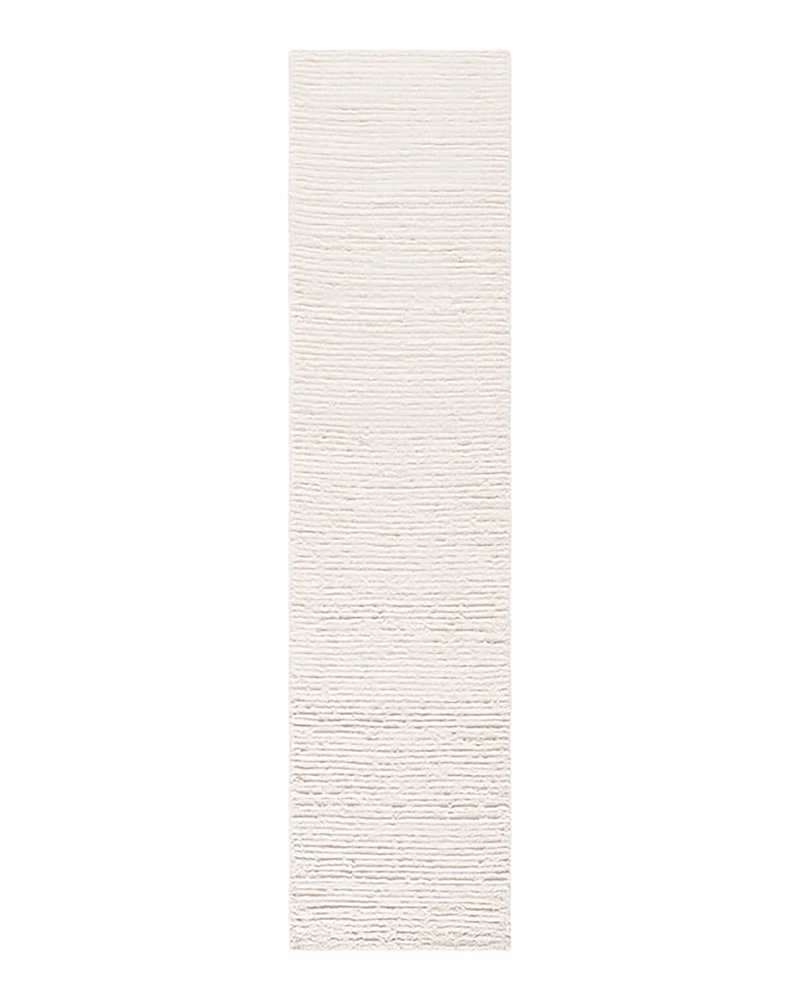 CSB793A-211 2 ft.-3 in. x 11 ft. Casablanca Transitional Hand Woven Runner Area Rug Ivory