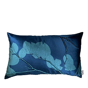 Shop Aviva Stanoff Azure Lemon Leaf Decorative Pillow, 12 X 20